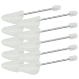 vidaXL Shoe Stretchers 5 pairs EU 35-38 plastic black