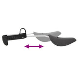 vidaXL Shoe Stretchers 5 pairs EU 35-38 plastic black