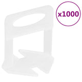 vidaXL Nivelleerklemmen voor tegels 250 st 1 mm