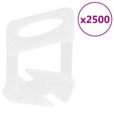 vidaXL Nivelleerklemmen voor tegels 250 st 1 mm