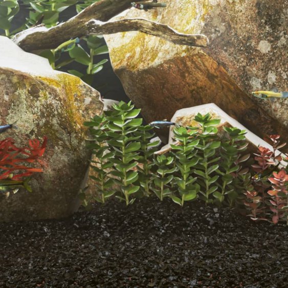 vidaXL Aquarium Sand 10 kg 0.2-2 mm Black