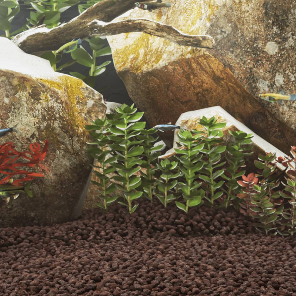 vidaXL Lava Rocks 10 kg 5-8 mm red