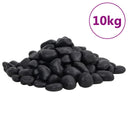 vidaXL Kiezelstenen gepolijst 2-5 cm 10 kg noir