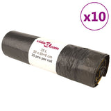 vidaXL Rubbish Bags 250 pcs 35 L black