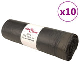 vidaXL Rubbish Bags 250 pcs 35 L black