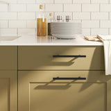 vidaXL Handles 10 pcs 64 mm stainless steel silver-coloured