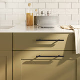 vidaXL Handles 10 pcs 64 mm stainless steel silver-coloured