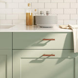 vidaXL Handles 10 pcs 64 mm stainless steel silver-coloured