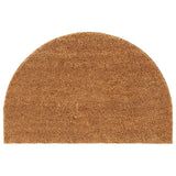 vidaXL Half-round Doormat 50x80 cm Tufted Coir Natural