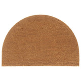 vidaXL Half-round Doormat 50x80 cm Tufted Coir Natural
