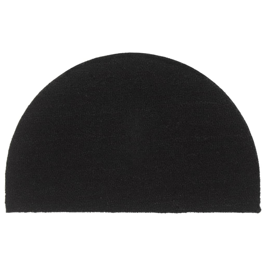 vidaXL Half-round Doormat 50x80 cm Tufted Coir Natural