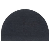 vidaXL Half-round Doormat 50x80 cm Tufted Coir Natural