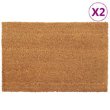 vidaXL Doormats 5 pcs 40x60 cm tufted coir natural
