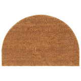vidaXL Half Round Doormat 60x90 cm Tufted Coir Natural