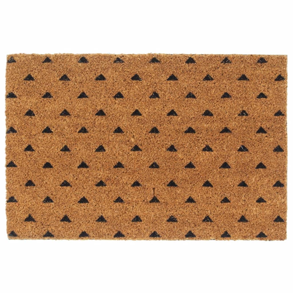vidaXL Doormat 45x75 cm Tufted Coir Natural