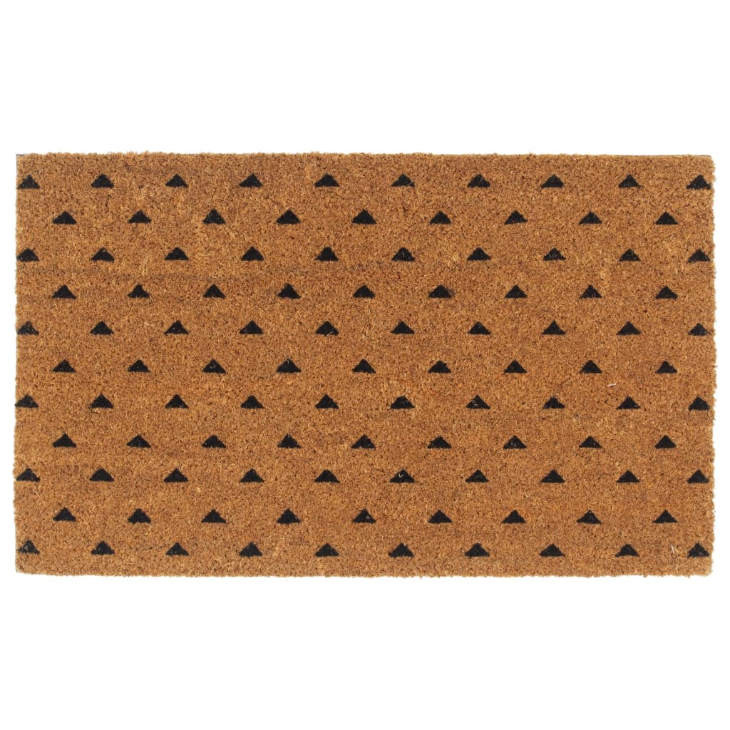 vidaXL Doormat 45x75 cm Tufted Coir Natural
