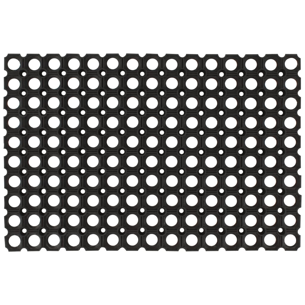 vidaXL Doormat rectangular 40x60 cm rubber