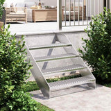 vidaXL Stair tread grating 60x24x7 cm galvanized steel