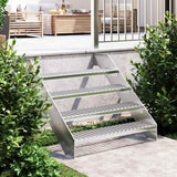 vidaXL Stair tread grating 60x24x7 cm galvanized steel