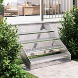 vidaXL Stair tread grating 60x24x7 cm galvanized steel