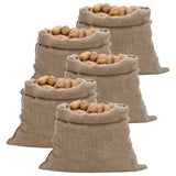 vidaXL Jute Sacks 5 pieces 60x105 cm 100% jute 220 g/m²