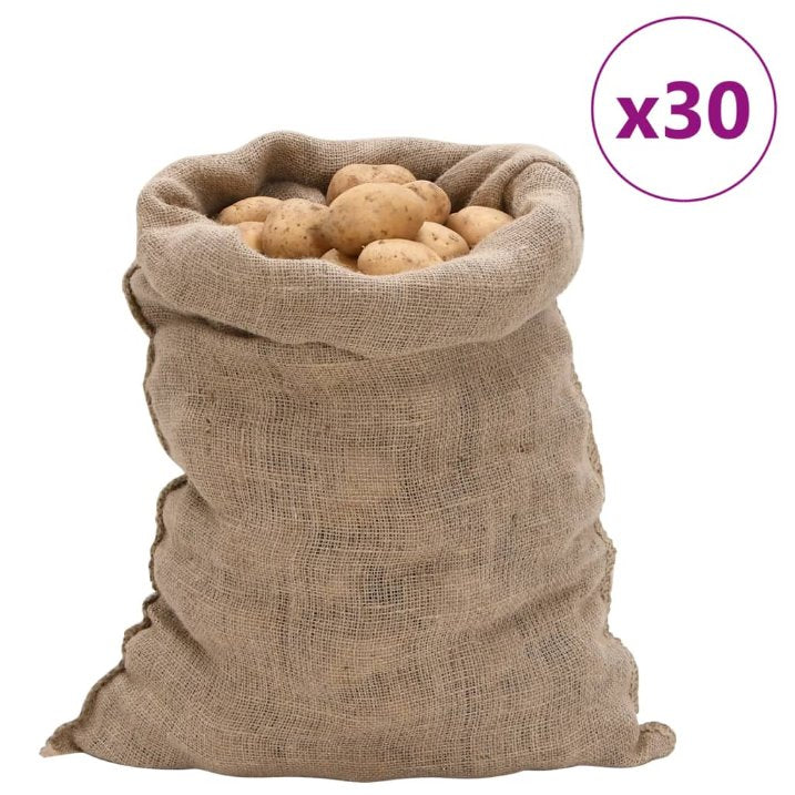 vidaXL Jute Sacks 5 pieces 60x105 cm 100% jute 220 g/m²