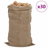 vidaXL Jute Sacks 5 pcs 340 g/m² 60x105 cm 100% jute