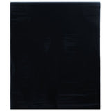 vidaXL Window Film Static Matt Black 45x500 cm PVC