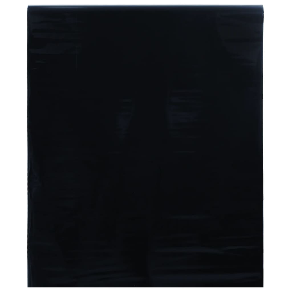 vidaXL Window Film Static Matt Black 45x500 cm PVC