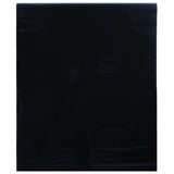 vidaXL Window Film Static Matt Black 45x500 cm PVC