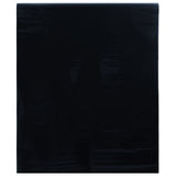 vidaXL Window Film Static Matt Black 45x500 cm PVC