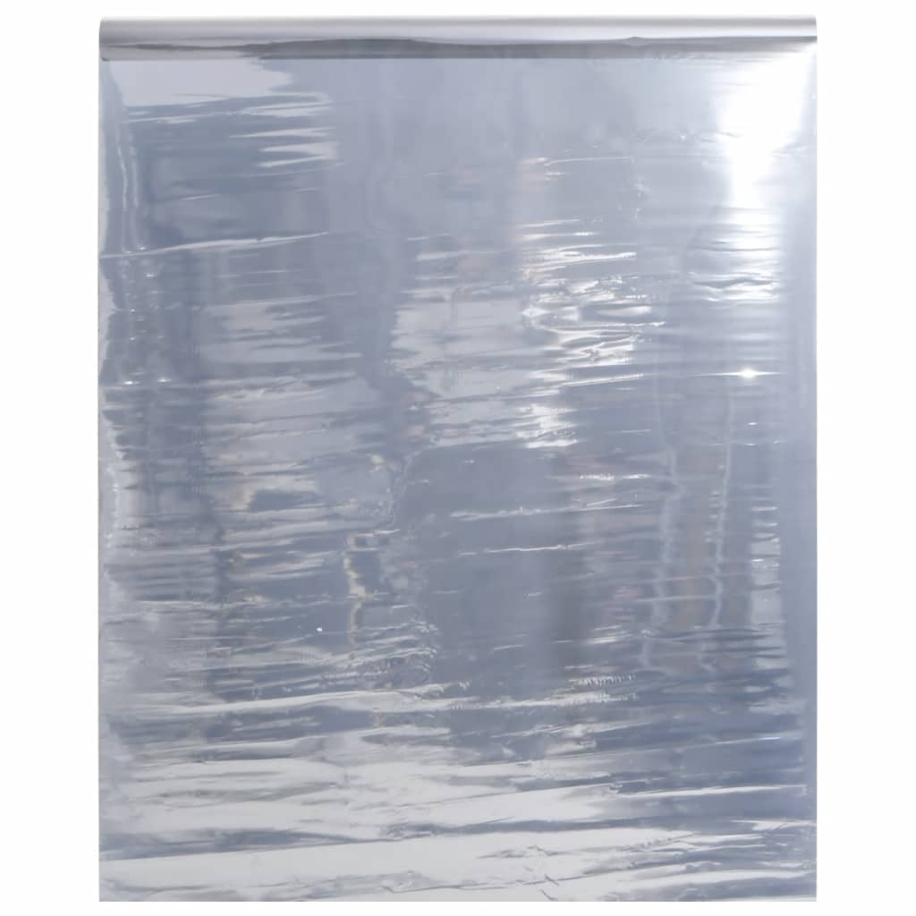 vidaXL Static Reflective Sun Film 45x2000 cm PVC Silver-coloured