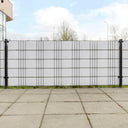 vidaXL Balkonschermen 5 st 255x19 cm poly rotin couleur antraciet
