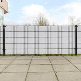 vidaXL Balcony Screens 5 pcs 255x19 cm poly rattan anthracite