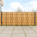 vidaXL Balkonschermen 5 st 255x19 cm poly rotin couleur antraciet