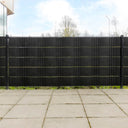 vidaXL Balkonschermen 5 st 255x19 cm poly rotin couleur antraciet