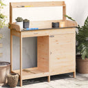 vidaXL Canapé avec cadre 110,5x45x124,5 cm massif vurenhout