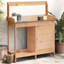 vidaXL Canapé avec cadre 110,5x45x124,5 cm massif vurenhout