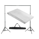 vidaXL Achtergrondsysteem 300x300 cm groen