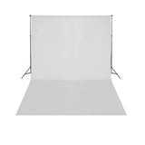 vidaXL Achtergrondsysteem 300x300 cm groen