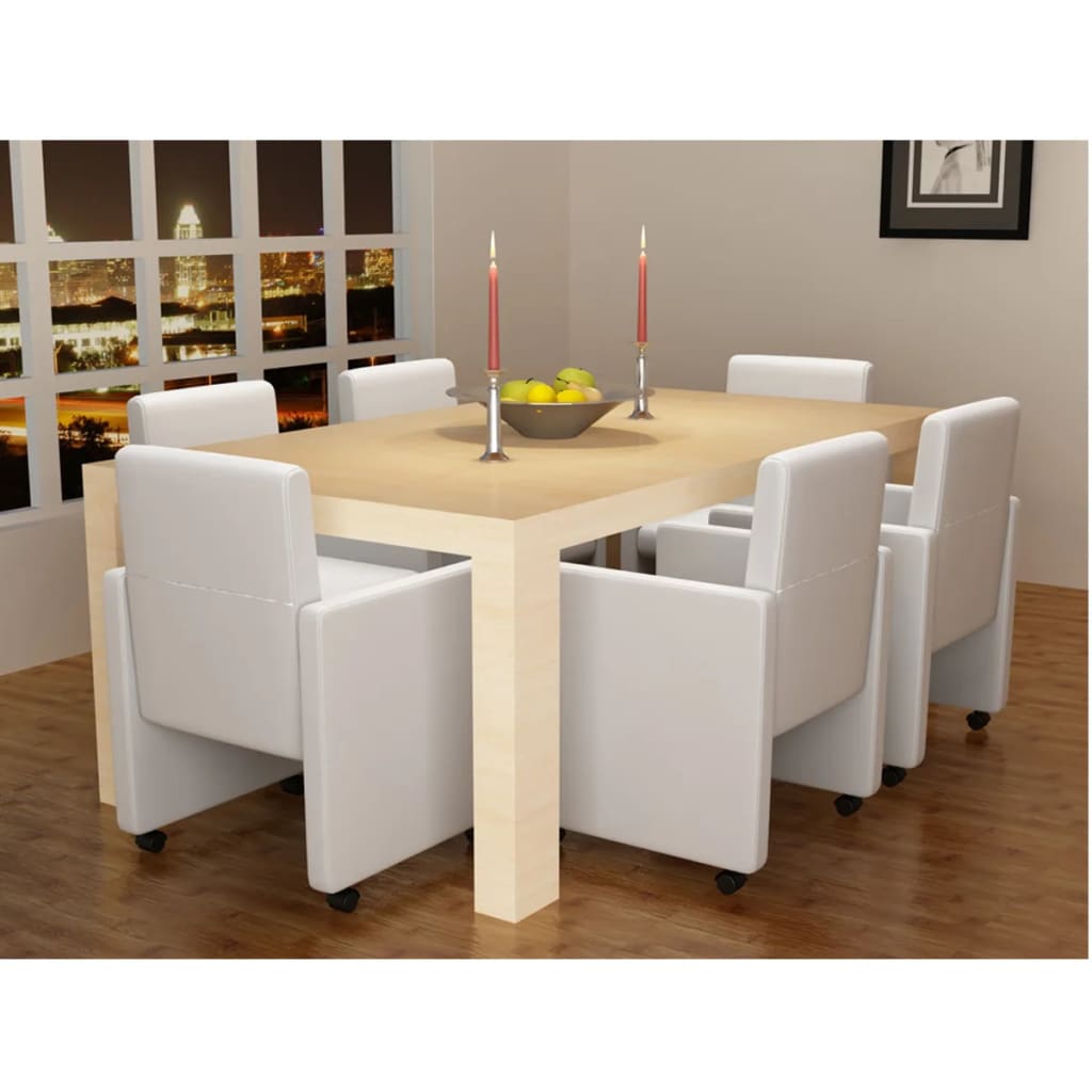 vidaXL Eetkamerstoelen 4 st art noir