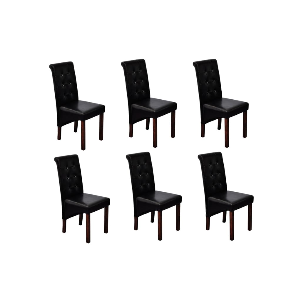 vidaXL Eetkamerstoelen 4 st kunstleer wit