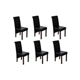 vidaXL Eetkamerstoelen 4 st kunstleer wit