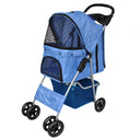 vidaXL Wandelwagen voor hond rood