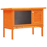 vidaXL Outdoor Rabbit Hutch with 1 Tier Wood