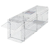 vidaXL Animal Trap 64.5x25x26.5 cm Galvanized Iron