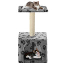 vidaXL Cat scratching post with sisal scratching post 55 cm grey