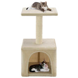 vidaXL Kattenkrabpaal met sisal krabpaal 55 cm grijs