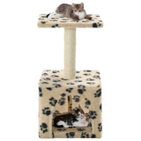 vidaXL Kattenkrabpaal met sisal krabpaal 55 cm grijs