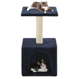 vidaXL Kattenkrabpaal met sisal krabpaal 55 cm grijs
